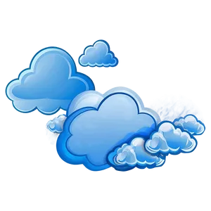 Blue Clouds For Design PNG Ouu26 PNG