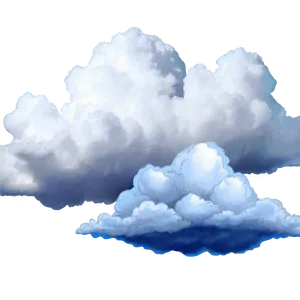 Blue Clouds For Wallpaper PNG 06202024