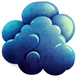 Blue Clouds Illustration PNG 47