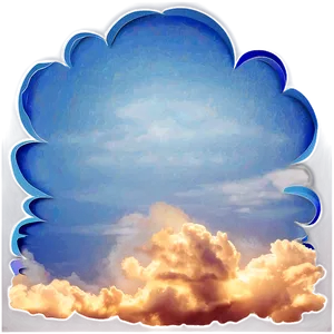 Blue Clouds Sunrise PNG Yof46 PNG