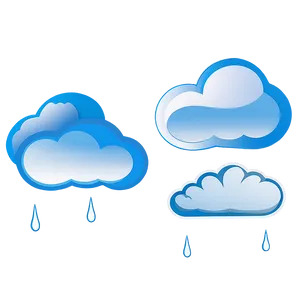 Blue Clouds Vector PNG 71