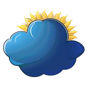 Blue Clouds With Sun PNG 35 PNG