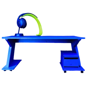 Blue Computer Desk PNG 48