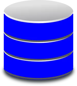 Blue Database Icon PNG image