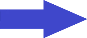 Blue Directional Arrow PNG image