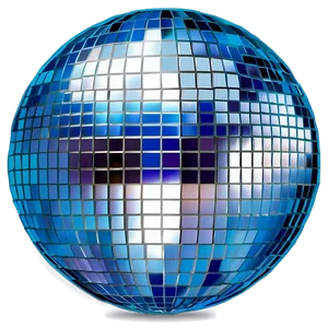 Blue Disco Ball PNG Sso