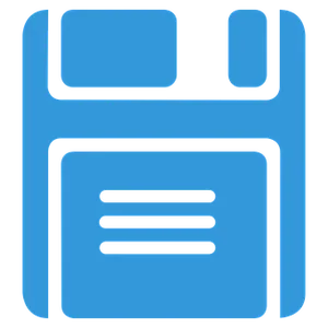 Blue Diskette Icon