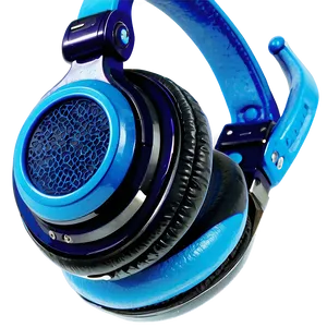 Blue Dj Headphones Png 06212024 PNG image