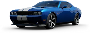 Blue Dodge Challenger S R T8 PNG image