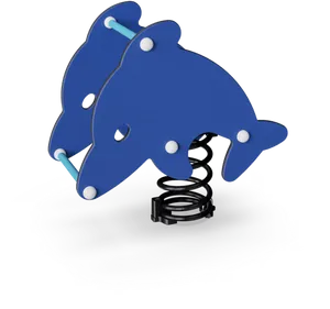 Blue Dolphin Spring Rider3 D Model