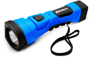Blue Dorcy Flashlightwith Wrist Strap