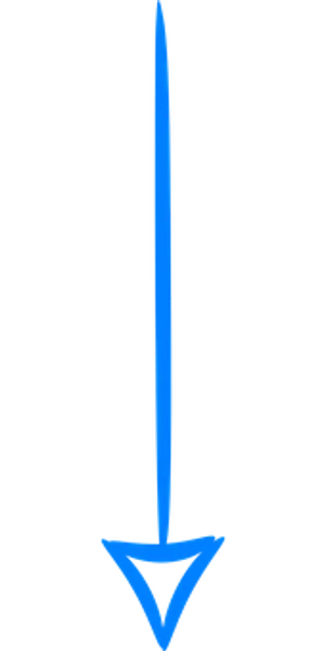 Blue Downward Arrow