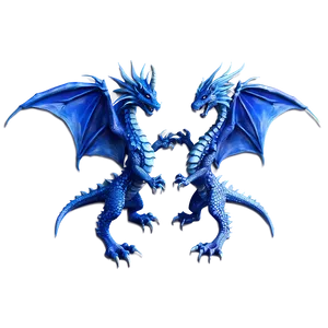 Blue Dragon And Warrior Princess PNG Qhy14 PNG