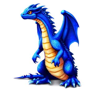 Blue Dragon Hatchling PNG 06252024