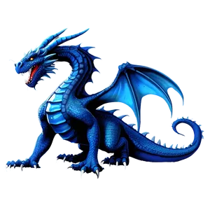 Blue Dragon Illustration Png 89 PNG image