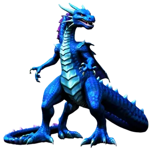 Blue Dragon In Battle Png Ayu88 PNG image