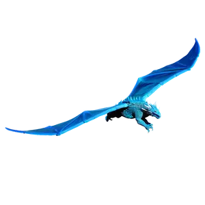 Blue Dragon In Flight PNG Uex PNG