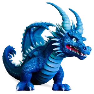 Blue Dragon In Mist Png 76 PNG image