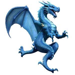 Blue Dragon In Mist PNG Qwt87 PNG