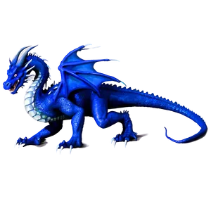 Blue Dragon With Sapphire PNG Lbc PNG