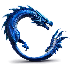 Blue Dragon With Sapphire PNG Waq39 PNG
