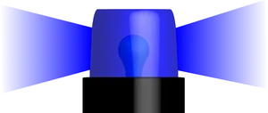 Blue Emergency Light Illumination PNG image