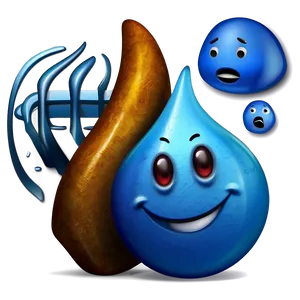 Blue Emoji Reactions PNG Set 06282024 PNG