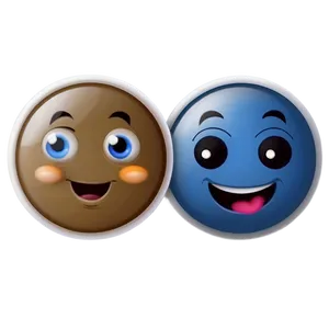 Blue Emojis Png Collection 06282024 PNG image