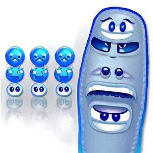 Blue Emojis PNG For Chat Apps Biy63 PNG