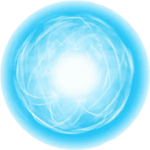 Blue Energy Rasengan Graphic PNG image