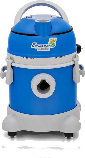 Blue Euroclean Wet Dry Vacuum Cleaner PNG image