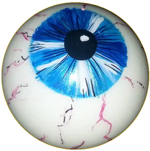 Blue Eyeball Closeup PNG image