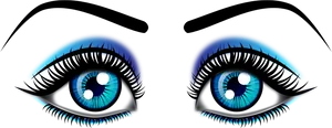 Blue Eyed Clipart PNG