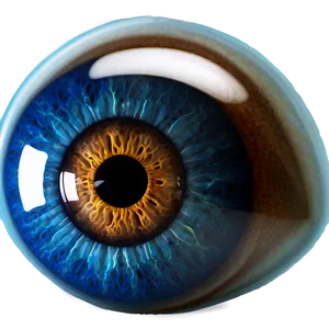 Blue Eyed Eyeball PNG Qsg64