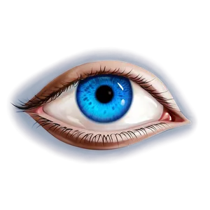 Blue Eyes Clipart PNG 23