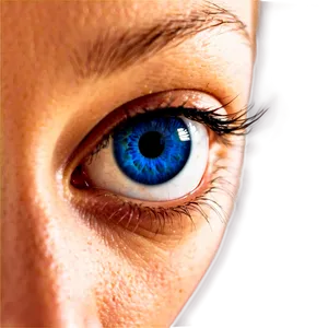 Blue Eyes Comic Style PNG 06122024 PNG