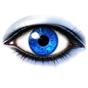 Blue Eyes Digital Art PNG 06122024 PNG