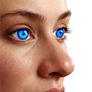 Blue Eyes Digital Art PNG Ncf91 PNG