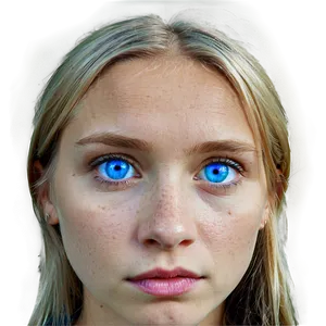 Blue Eyes In Nature PNG Eex