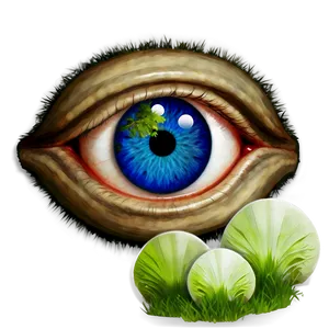 Blue Eyes In Nature PNG Idh