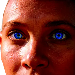 Blue Eyes In Sunlight PNG 06122024