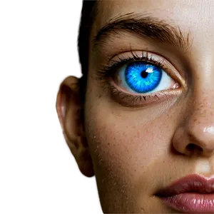 Blue Eyes In The Night PNG 88