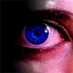 Blue Eyes In The Night PNG Skn77 PNG