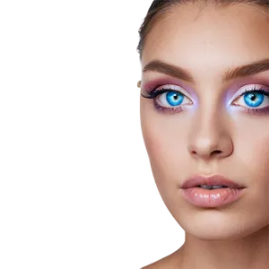 Blue Eyes Makeup PNG 06122024