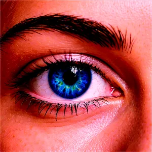 Blue Eyes With Eyebrows PNG Dpo8 PNG