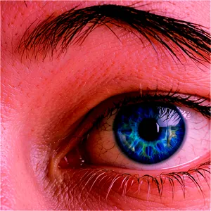 Blue Eyes With Eyebrows PNG Qtw6 PNG