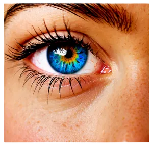 Blue Eyes With Eyelashes Png 25 PNG image