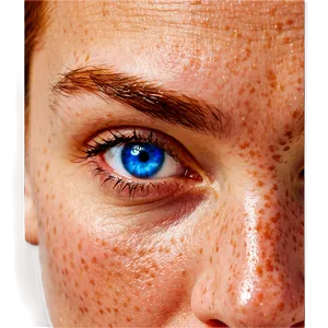 Blue Eyes With Freckles PNG Gfp PNG