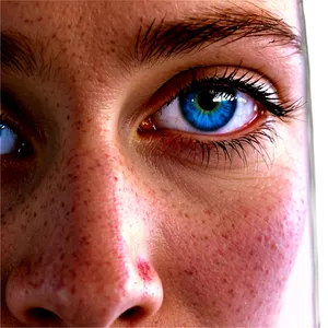 Blue Eyes With Reflection PNG Tdh
