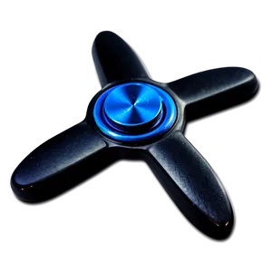 Blue Fidget Spinner Png 06202024 PNG image